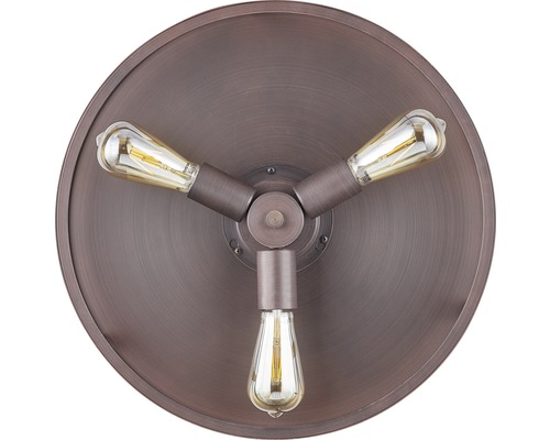 Taklampa med tre glödlampor