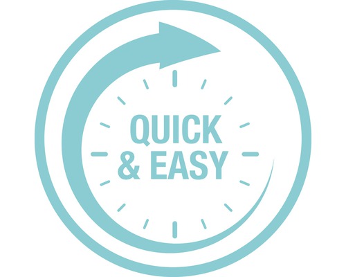 Symbol för snabb och enkel applicering