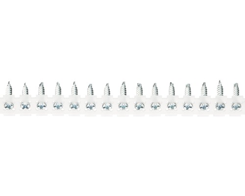 Fästskruvar med plastmagasin