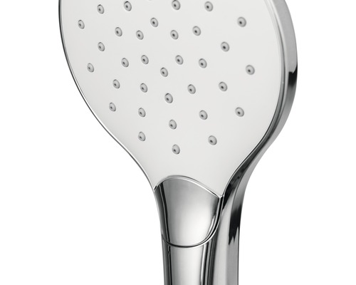 Duschmunstycke med vattenstrålar