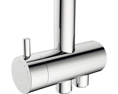 Duschtermostat för utanpåliggande montering av metall