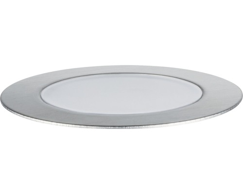 Rund LED-armatur med metallram