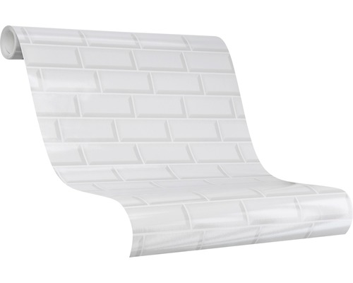 Tapetrulle med tegelmönster