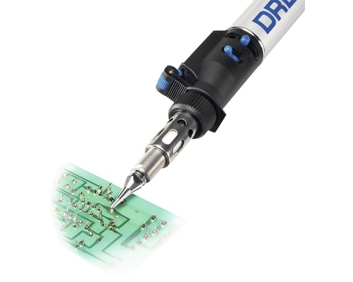 Dremel lödkolv löder på ett kretskort