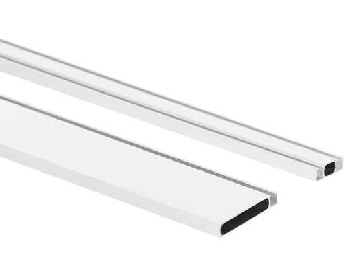Två aluminiumprofiler