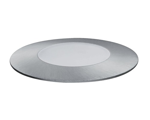 Rund LED-inbyggnadsspotlight av metall