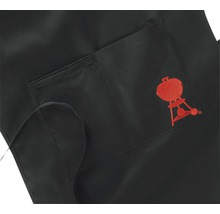 Förkläde WEBER svart med logo 100% bomull tvättbart-thumb-1