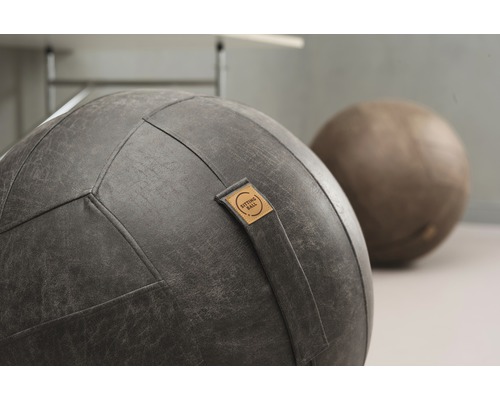 Sittboll av konstläder