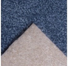 Detaljvy av en textil golvbeläggning med textilbaksida