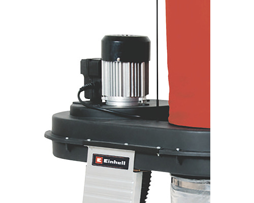 Einhell-logotyp på en spånsug