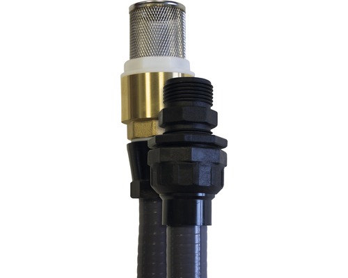 Backventil och sugslang för pumpar