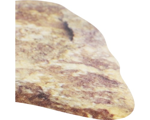 Utskärning av en platta med stendekor