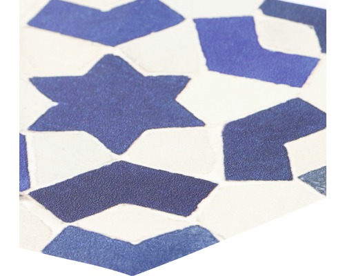 Mönster med stjärnor och geometriska former