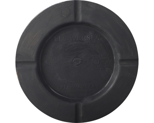 Blomkruka fat, diameter 38 centimeter, höjd 33 centimeter, 25 liter