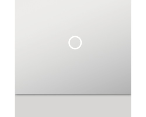 Rektangulär spegel med LED-belysning