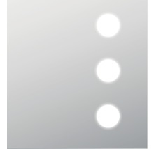 LED-spegel DSK Silver Hollywood 80x60cm