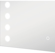 LED-spegel DSK Silver Hollywood 80x60cm