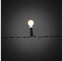 Ljusslinga med en rund lampa