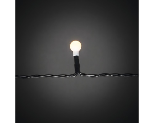 Ljusslinga med en rund lampa