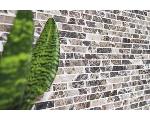 Väggplattor i tegelstensdesign