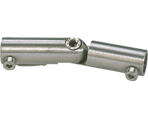 Rörkopplingsvinkel av metall med skruvar