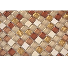 Mosaikplattor av glas, kvadratiska