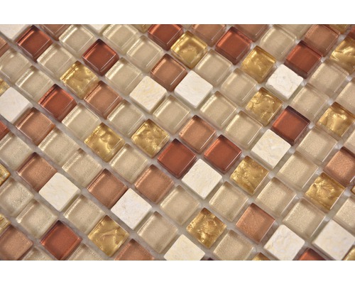 Mosaikplattor av glas, kvadratiska
