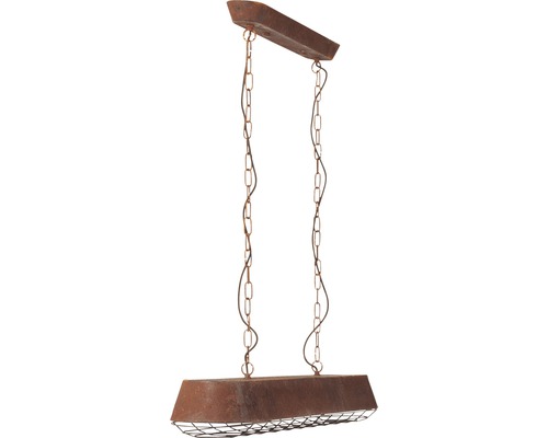 Pendellampa med kedjeupphängning och metallskärm