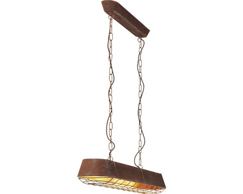 Hänglampa i metall med kedjeupphängning