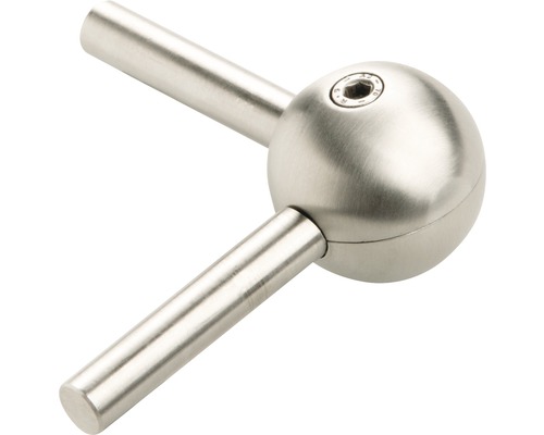 Metallfog med två stavar och skruv