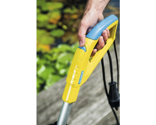 Gloria elektrisk teleskopfogborste i bruk