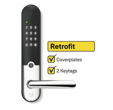 Yale Retrofit dörrlås med tangentbord och handtag