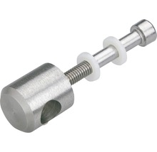 Fästelement i metall med gänga och brickor