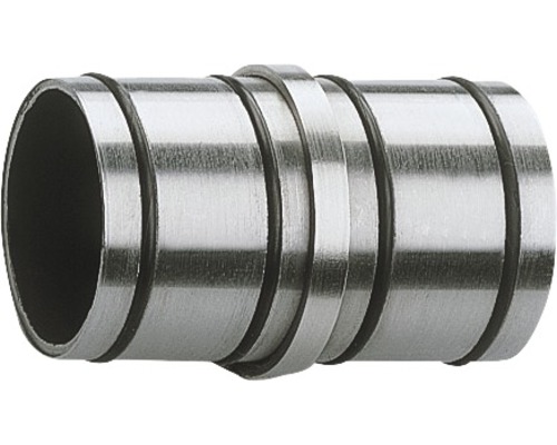 Metallröranslutning med tätningsringar för sanitära installationer