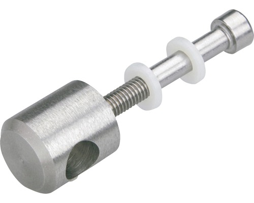 Metallavståndsstycke med gänga och plastbrickor