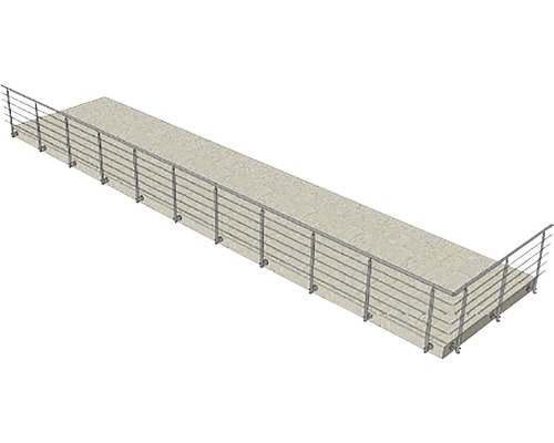 Bild av en brygga med räcke.