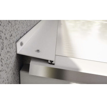Vägganslutning GOP kanalplast vit 3780mm
