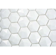 Mosaikplatta med sexkantigt mönster