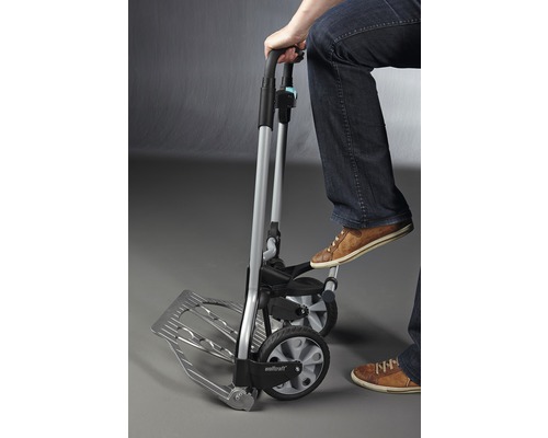 Wolfcraft transportkärra med person