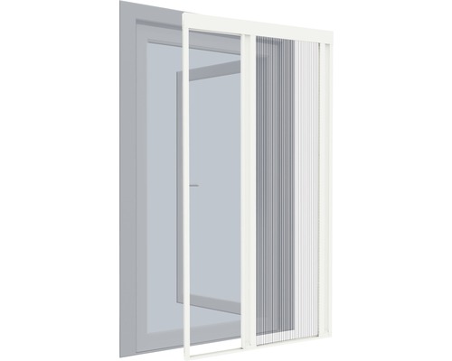 Myggnät HOME PROTECT aluminium plissee dörr vit 120x240cm