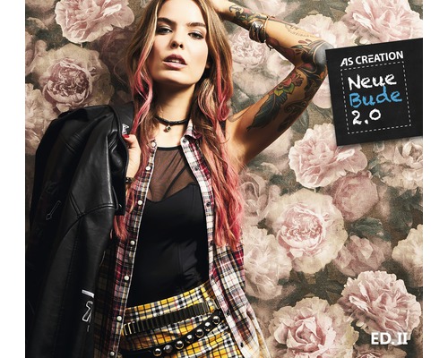 AS Creation Neue Bude 2.0 tapetkollektion med blommönster
