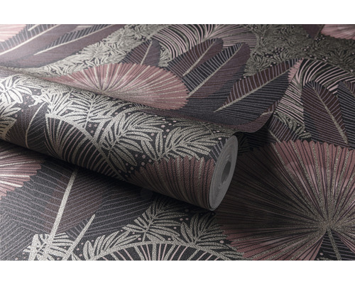Tapetrulle med tropisk bladdesign