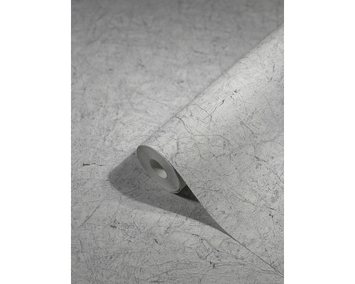 Grå tapet med marmorstruktur på rulle