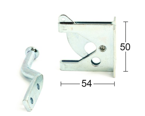 Vridregellås med måtten 50 gånger 54 millimeter.