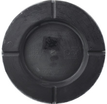 Svart blomkruka med en diameter på 45 cm och en volym på 45 liter