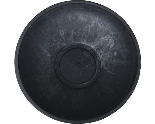 Rund planteringsskål av plast