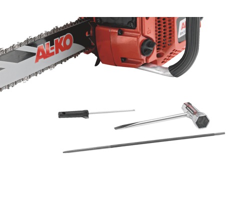 AL-KO motorsåg med tillbehör