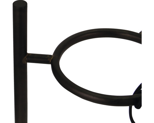 Detaljvy av en metallampelkorg