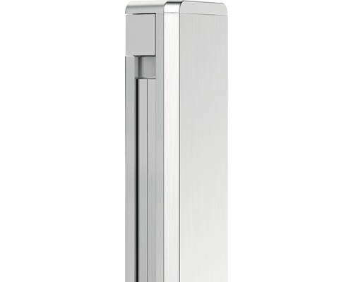 Vitt, smalt badrumsskåp med fack