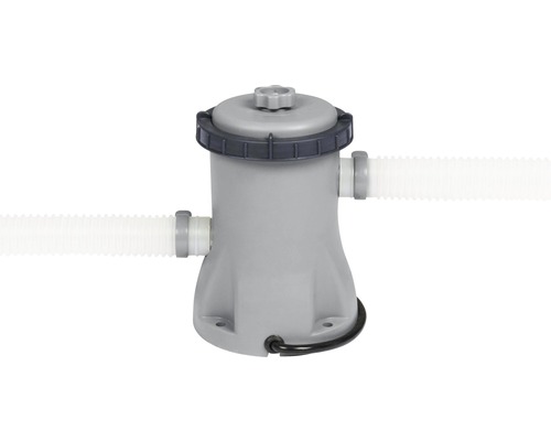 Poolpump med anslutningar för slangar